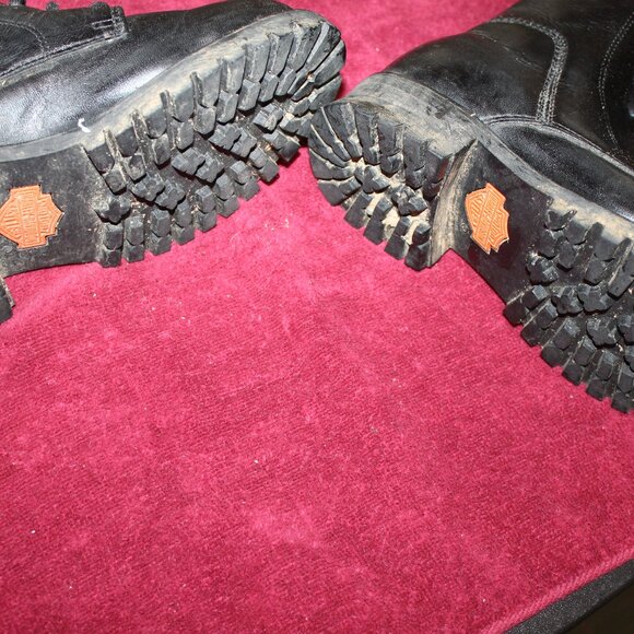 Vintage Ladies Harley Davidson Ankle Boots - Picture 2 of 6